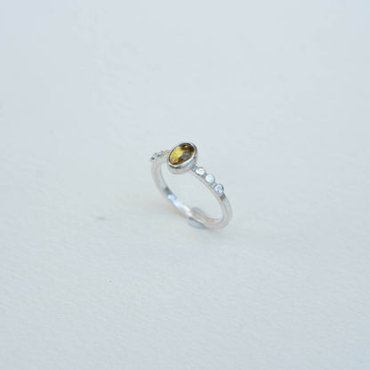 Anillo fino turmalina