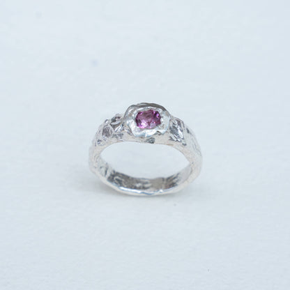 Anillo de Lava topacio rosa