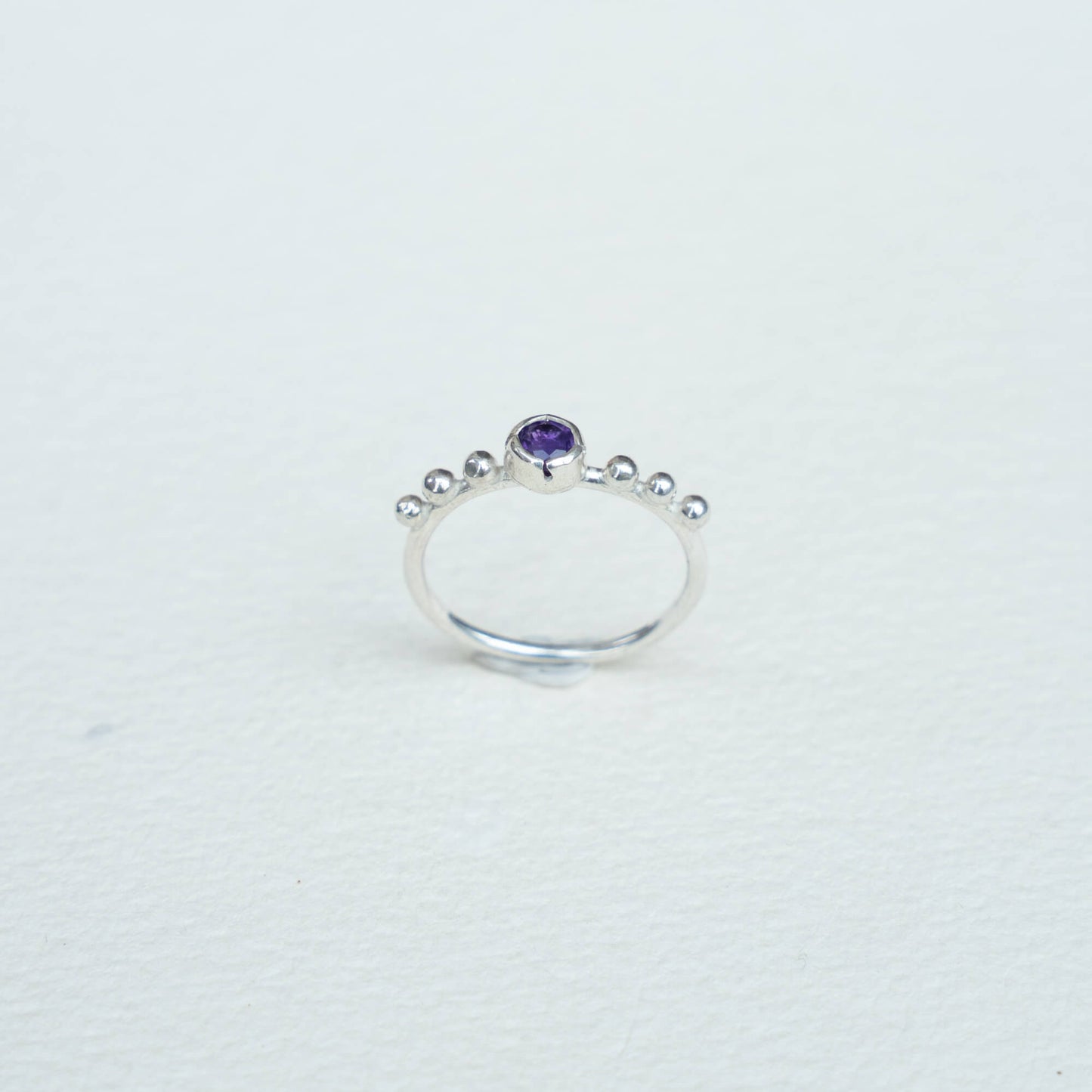 Anillo fino amatista