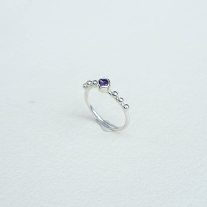 Anillo fino amatista